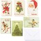 48 Pack Merry Christmas Cards with Envelopes 4x6, Festive Holiday Greeting Card for Xmas, 6 Vintage Designs